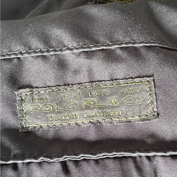 Polo Ralph Lauren Olive Green Black Polartec Denali Fleece Jacket Men's size XL - Picture 7 of 11